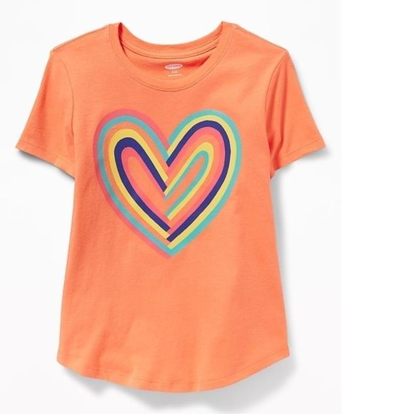 NWT Old Navy Graphic Crew-Neck Tee for Girls - Picture 2 of 8